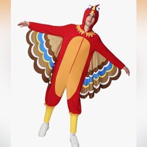 NWT Fleece Turkey Costume Thanksgiving Day Onesie Cosplay Men’s XL